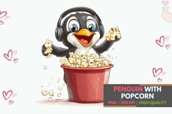 Adorable Penguin Clipart: A Designer's Frosty Friend