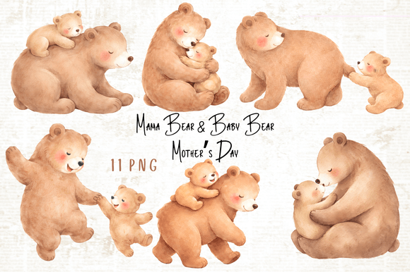 Crafting Heartfelt Moments: The Mama Bear & Baby Bear Collection