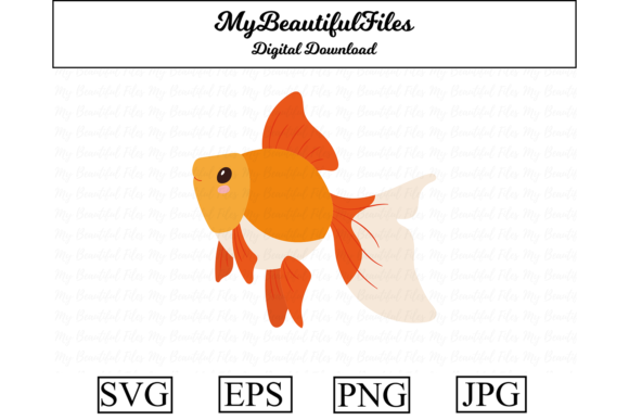 Goldfish Clipart Design: A Splash of Charm for Your Projects