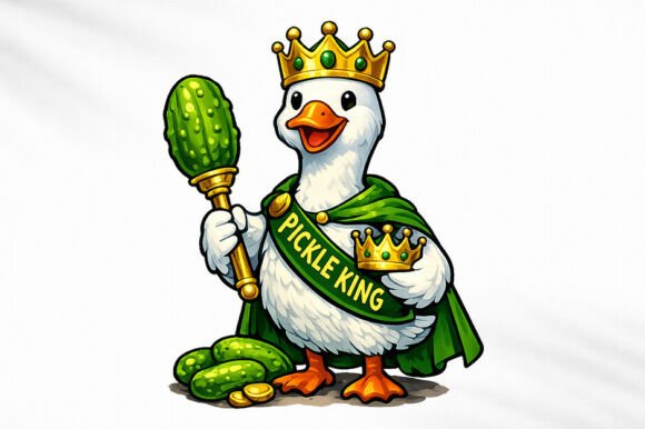 Pickle King Goose Funny PNG Sublimation: A Viral Design Asset