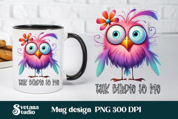 Sarcastic Quotes Funny Bird Mug Wraps: Design with Bite