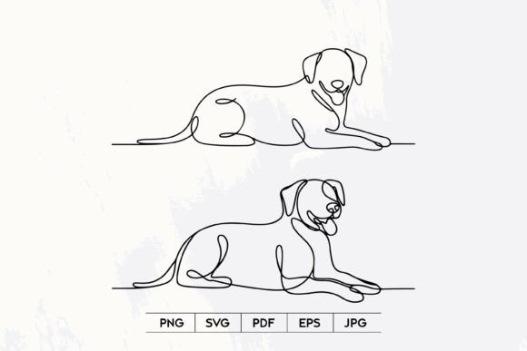The Clean Aesthetic of Dog Line Art SVG Bundle