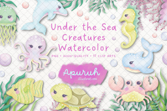 Under the Sea Animals Watercolor Clipart: A Deep Dive